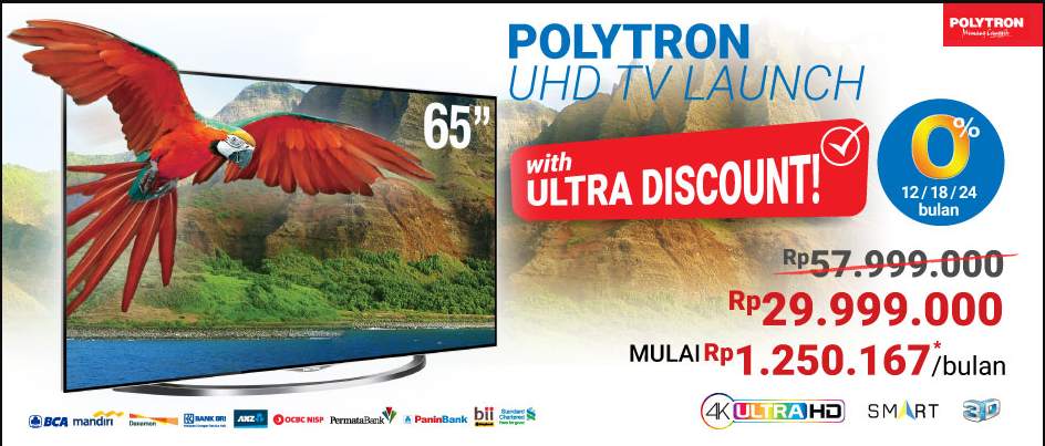 4K UHD TV Polytron Gambar dan Spesifikasi Lengkap
