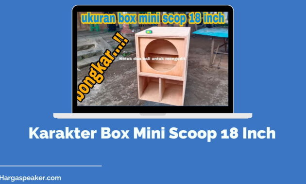 Karakter Box Mini Scoop 18 Inch